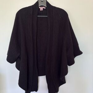 Calypso St. Barth Black open front Cardigan